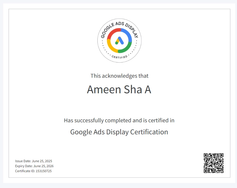 google-ads-display- certification-best-digital-marketing-expert-in-kollam
